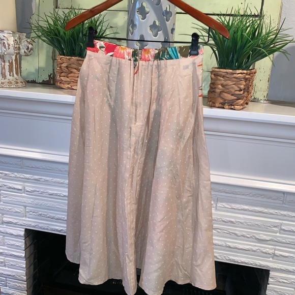 Vintage Deadstock Monsterra & Floral Print Short Sleeve Top & Midi Skirt Set M - Picture 7 of 7